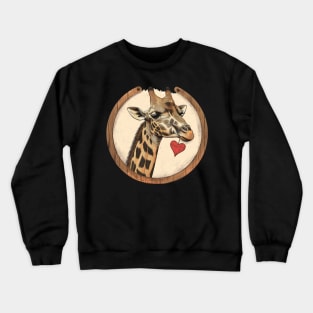 Giraffe Design Lover Crewneck Sweatshirt